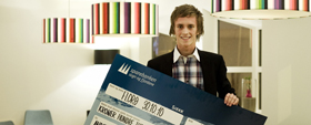 Skihoppar Anders Fannemel fekk hovudstipendet i 2010